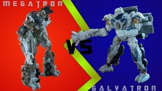 Megatron VS Galvatron Transformers Stop Motion [upl. by Eboh]