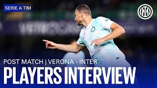 HELLAS VERONA 06 INTER  PLAYERS INTERVIEW 🎙️⚫🔵 [upl. by Ogilvy960]