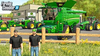 SPENDING 300000 AT THE JOHN DEERE DEALERSHIP NEW COMBINE  FARMING SIMULATOR 22 [upl. by Eehc928]