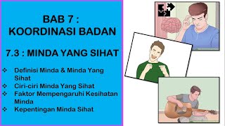 SAINS TINGKATAN 4 KSSM I BAB 7 I 73  MINDA YANG SIHAT [upl. by Yeldnarb287]