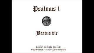 Psalm 1 in Latin [upl. by Walston687]