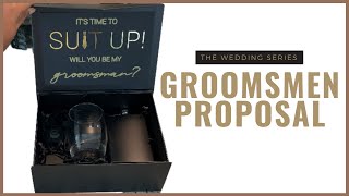 Groomsmen Proposal Vlog groomsmen gift ideas  Avia LeVon [upl. by Elleda]