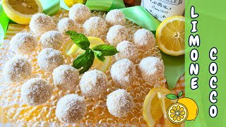 TARTUFINI AL LIMONE E COCCO senza cottura [upl. by Nwadal431]