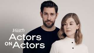 John Krasinski amp Rosamund Pike  Actors on Actors  Full Conversation [upl. by Martreb344]