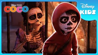 👻 Spirit Creatures Guide Miguel’s Journey  Coco  Disney Kids [upl. by Nnyledam]