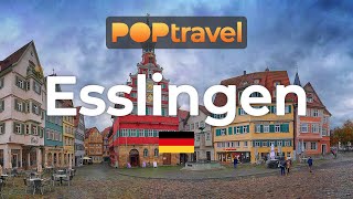 Walking in ESSLINGEN  Germany 🇩🇪  Old Town On A Rainy Afternoon  4K 60fps UHD [upl. by Yttig]