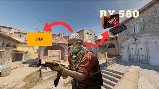 CounterStrike 2 GIGABYTE RADEON RX 580 GAMING 8GB  Intel® Xeon® Processor E52670 v3 Gameplay [upl. by Amlet745]