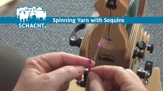 Spinning Yarn with Sequins [upl. by Aziram871]