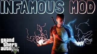 GTA 5  INFAMOUS MOD  ELECTRIC MAN [upl. by Fasta]