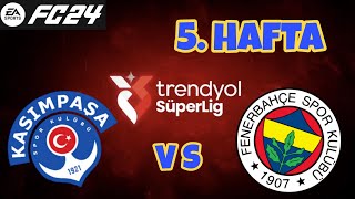 Edin Dzeko ile Geri Döndü  Fenerbahçe vs Alanyaspor  Trendyol Süper Lig 5 Hafta  EA FC 24 PS4™ [upl. by Atibat]