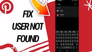 How To Fix And Solve User Not found On Pinterest App [upl. by Anayeek]