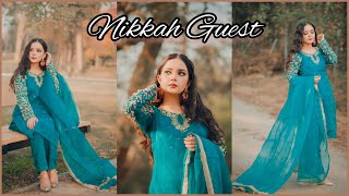 EP01 NIKKAH GUEST DRESS INSPIRATION  MAKEOVER [upl. by Eitisahc454]