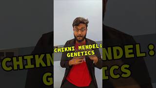 Mendel A Singer🫛 Mendels theory Genetics shorts shivamrajaiims neetexam biology comedy [upl. by Louis]