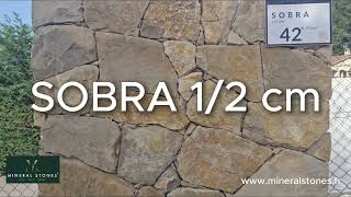 SOBRA 12 cm  Pierre de parement Tradition  Mineral Stones [upl. by Gerlac]