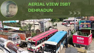 ISBT Dehradun Aerial view  3 Roads from ISBT go out of the town  ISBT Flyover uttrakhand [upl. by Ahsilahk153]