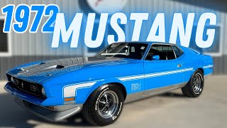 1972 Mustang Mach 1 SOLD at Coyote Classics [upl. by Eintrok913]