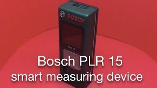 Bosch PLR 15 smart measuring device [upl. by Nomyt]