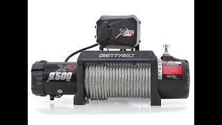 Installing winch XRC 9500lb Smittybilt jeep wrangler [upl. by Htilil]