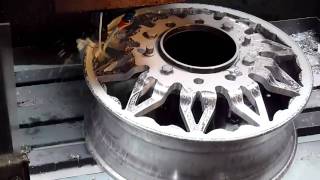 CNC machined Dually Wheel [upl. by Alrick]