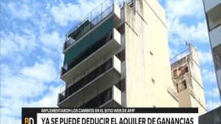 Ya se puede deducir alquileres de Ganancias  Telefe Noticias [upl. by Clerk]