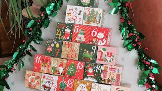 COMMENT FABRIQUER SON CALENDRIER DE LAVENT diy  🎄🎀🎁 [upl. by Freeland100]