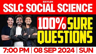 SSLC Social Science  100 Sure Questions  Xylem SSLC [upl. by Currier205]