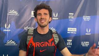 Shane Cohen KICKS to Just Barely Qualify For US Olympic Trials 800m Final Gives Vin Lananna A Scare [upl. by Frangos]