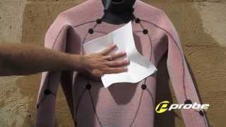 Probe Wetsuits iDRY quotQuickDry Technologyquot Demo [upl. by Lorilee]