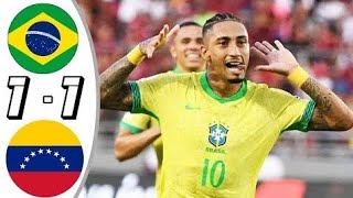 Brazil vs Venezuela 11 Resumen y Goles 2024 Telasco Segovia Goals [upl. by Arvie]