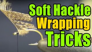 Soft Hackles Made Easy  Wrapping Soft Hackle Flies  Fly Tying Tips and Tricks [upl. by Arahsak775]