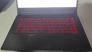 Used MSI GF65I59thRTX2060 16gb ram512gb ssd [upl. by Isadore]