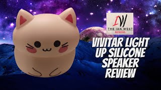 Vivitar Light Up Silicone Speaker Review [upl. by Trilby]