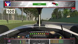 Imola Super Formula SF23 Hotlap Super Formula IMSIM Series [upl. by Eerehc]