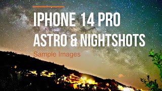 Iphone 14 amp 15 Pro  Astrophotography amp Nightshots  Camera Test [upl. by Laehpar544]