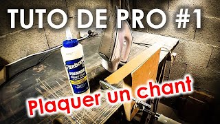 TUTO DE PRO  PLAQUER UN CHANT À LANCIENNE Technique d’ébéniste  Astuces Design [upl. by Ognimod23]