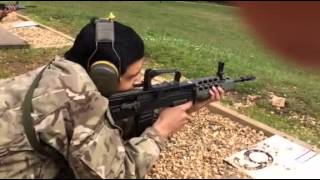 shooting the L98A2 rifle [upl. by Borlow108]