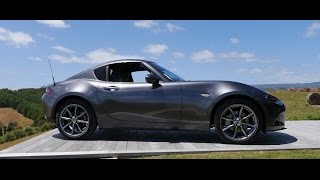 2017 Mazda MX5 RF  REVIEW  hard top or soft Which is you [upl. by Ahsekim]