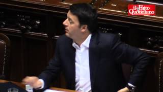 Lega contro Renzi quotSpalla della De Filippiquot Boldrini interviene e scoppia la bagarre [upl. by Nywnorb]