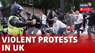 Violent Protest In UK Live  UK Protest In City Of Sunderland  UK Chaos Live  UK News Live  N18G [upl. by Ahsinan]