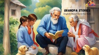 Grandpa StoriesEnglish Moral Story For Kids  Wisdom Tree English Moral stories Angelic Adventures [upl. by Ecirtaemed]