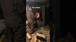 Boiler water installation heater coldweather heater house woodstove goodnight thankujesus [upl. by Fredel490]