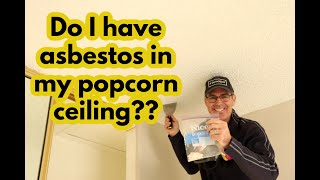 How to test for asbestos in your popcorn ceiling [upl. by Forest]