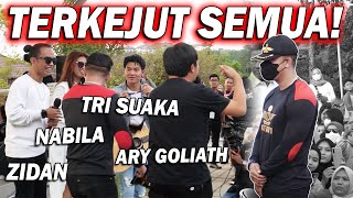 TERKEJUT SEMUA‼️ TRI SUAKA ZIDAN NABILA ARY GOLIATH GAK SADAR GW LAGI NYAMAR [upl. by Adriena]