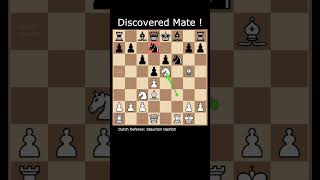 Discovered Checkmate in Dutch Defense Staunton Gambit [upl. by Ander916]