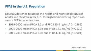 Perfluoroalkyl and Polyfluoroalkyl Substances PFAS Information for Clinicians [upl. by Areta899]