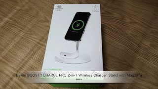 新製品！iPhone amp AirPodsをスッキリ充電！Belkin 2in1 MagSafeワイヤレス充電器・12 mini12 Pro1100％充電計測もしましたよ！ [upl. by Tatianas]