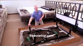 Beducation®  Simplicity 30 Leggett And Platt Adjustable Bed Assembly And Operation [upl. by Lessur]