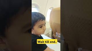 Omyshas first flight in business class trending ytshorts yt shortvideo shorts [upl. by Enilrem]