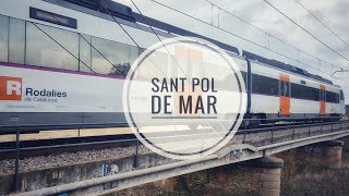 RODALIES R1 RG1 Sant Pol de MAR [upl. by Nonregla896]