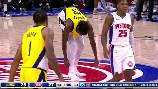 James Wisemen tears his Achilles on a non contact injury vs Detroit Pistons 202425 NBA Season [upl. by Notloc456]